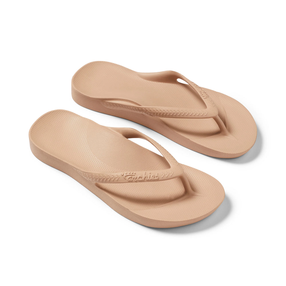  Arch Support Flip Flops - Classic - Tan 