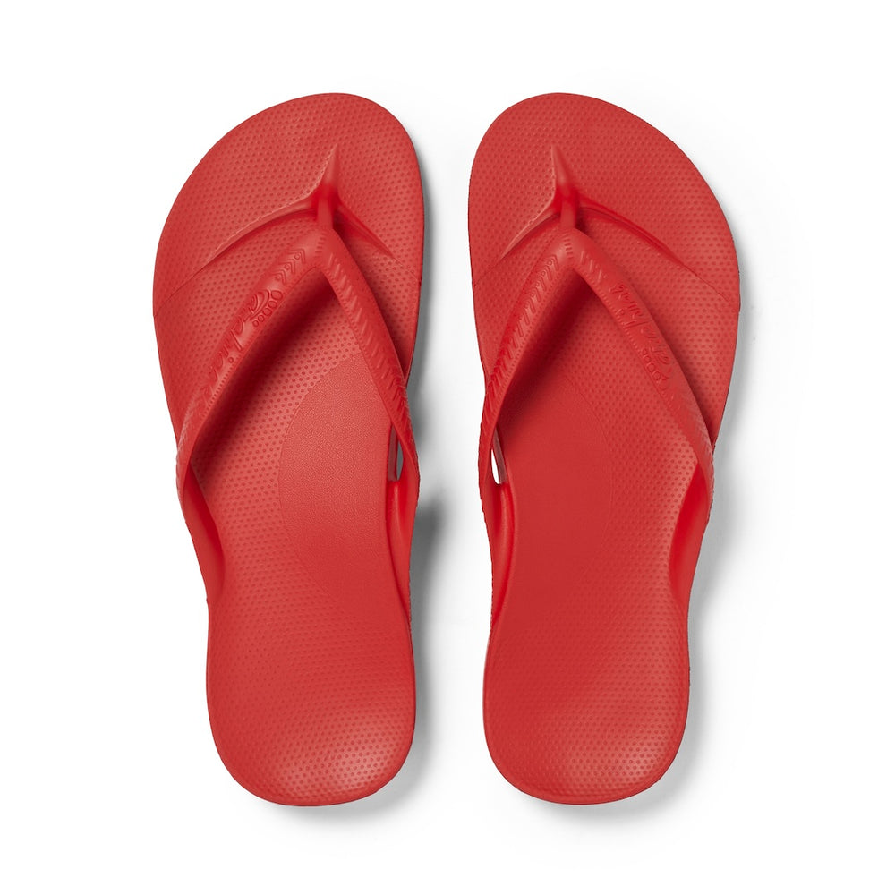  Arch Support Flip Flops - Classic - Chilli Red 