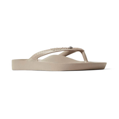 Arch Support Flip Flops - Classic - Crystal Taupe