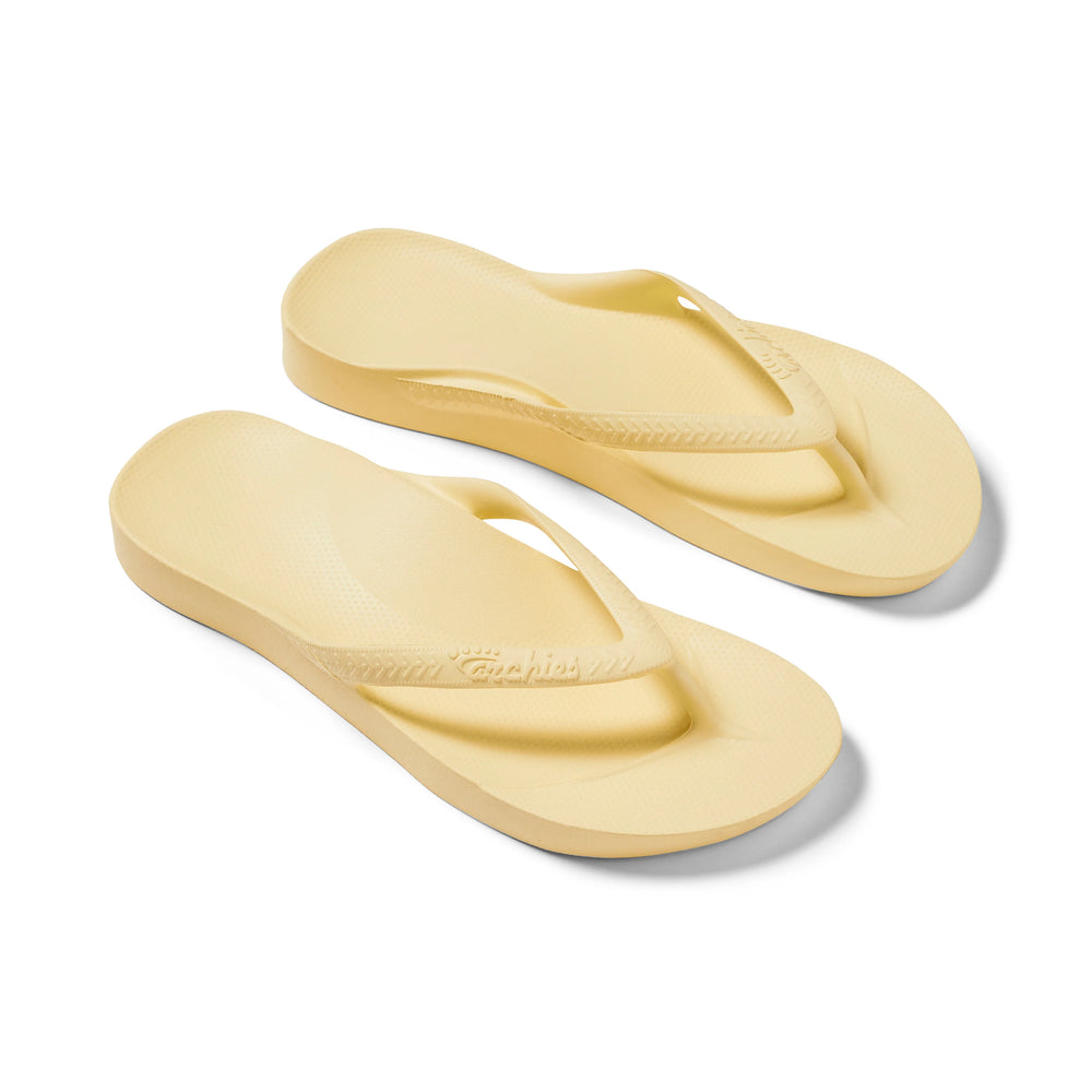 Arch Support Flip Flops - Classic - Lemon 