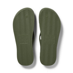 Arch Support Flip Flops - Classic - Olive