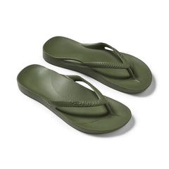 Arch Support Flip Flops - Classic - Olive