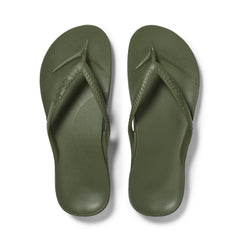 Arch Support Flip Flops - Classic - Olive