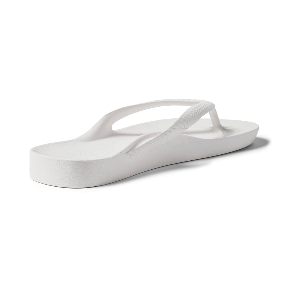  Arch Support Flip Flops - Classic - White 